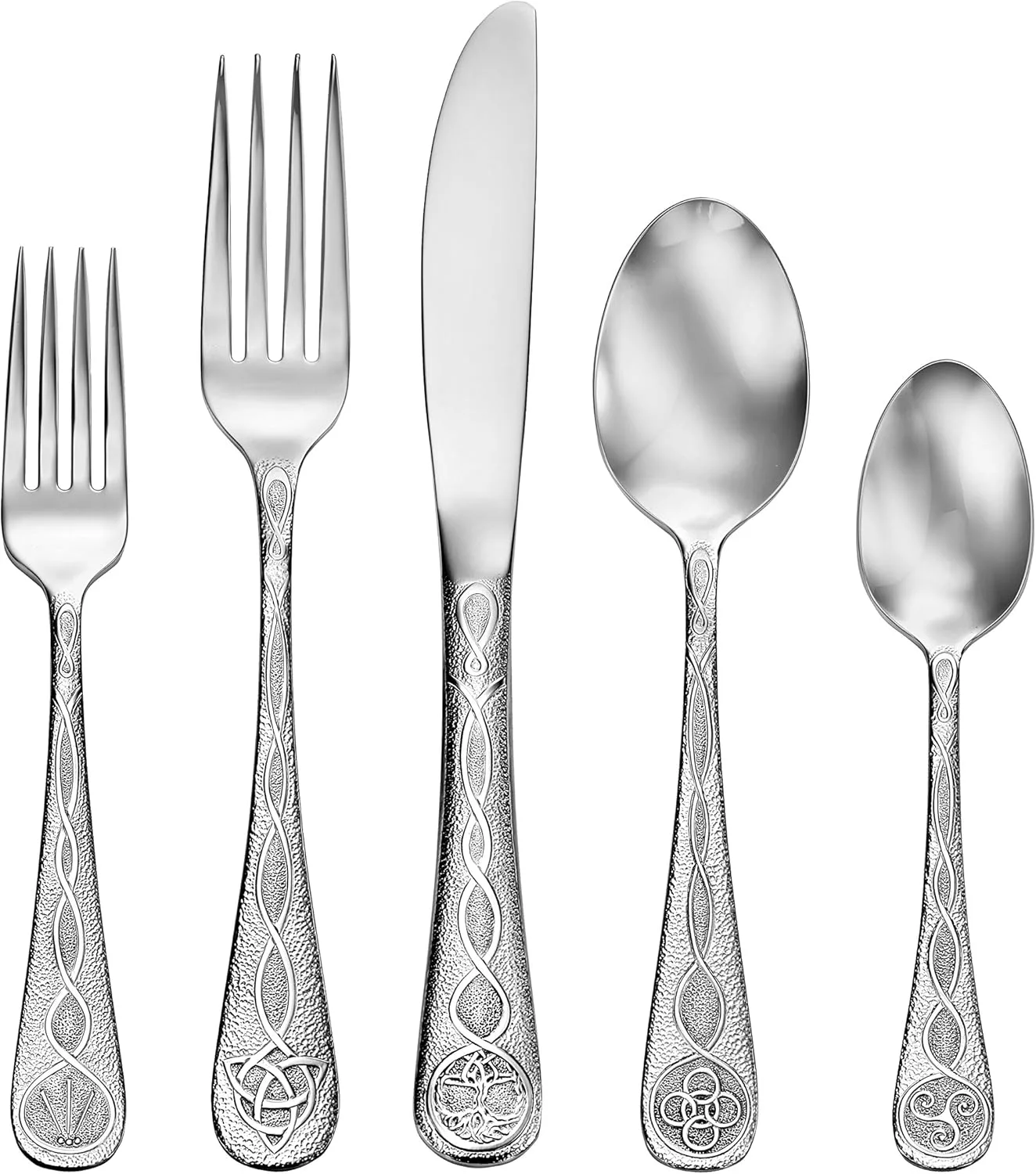 best flatware made in USA - liberty tabletop cutlery celtic