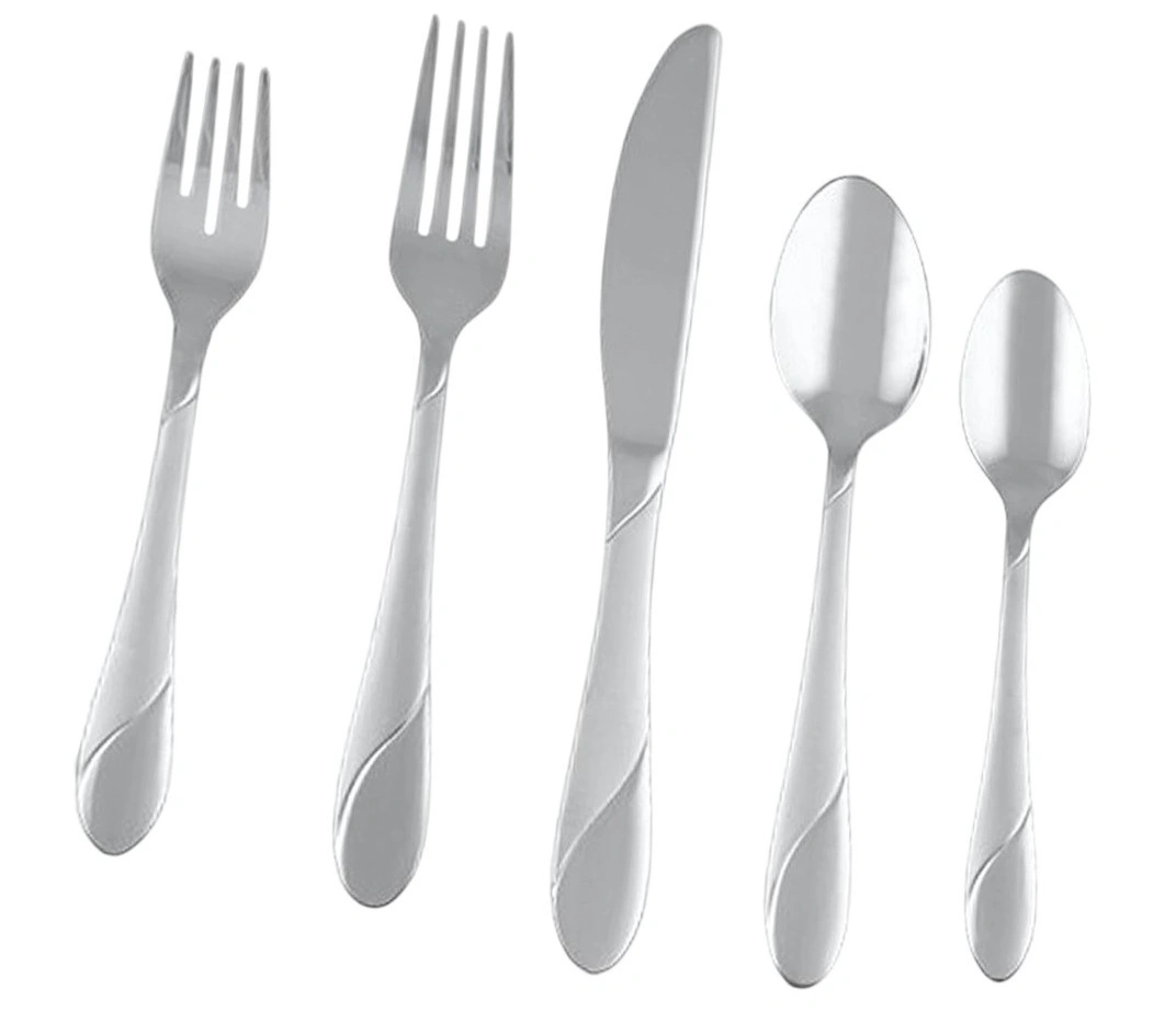 A Cambridge Silversmiths Swirl Sand flatware set