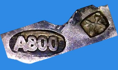 '800' hallmark test of silverware