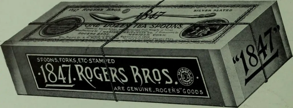 A pack of 1847 rogers bros silverware set