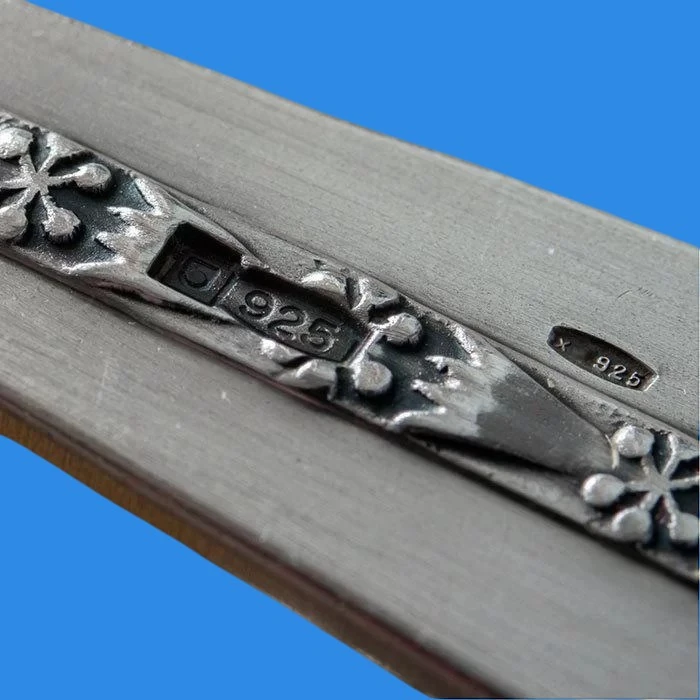 '925' hallmark test of silverware