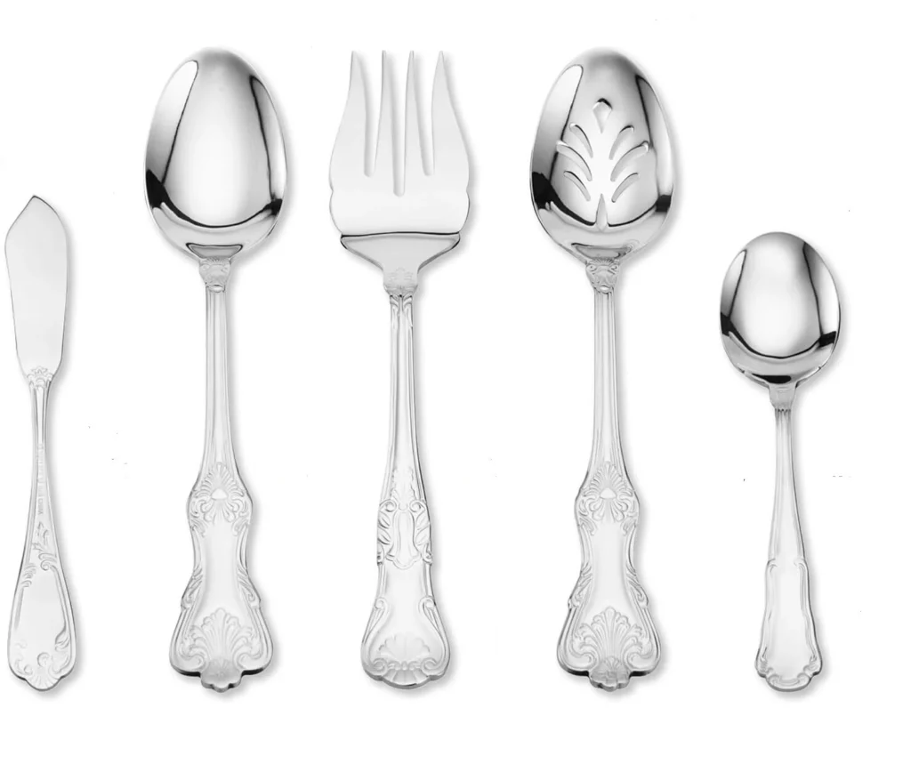 A Wallace flatware serving set of Hotel model
