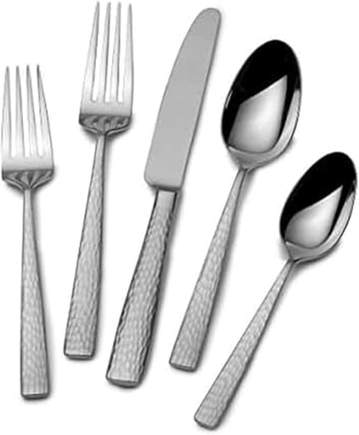 Mikasa Oliver hammered flatware