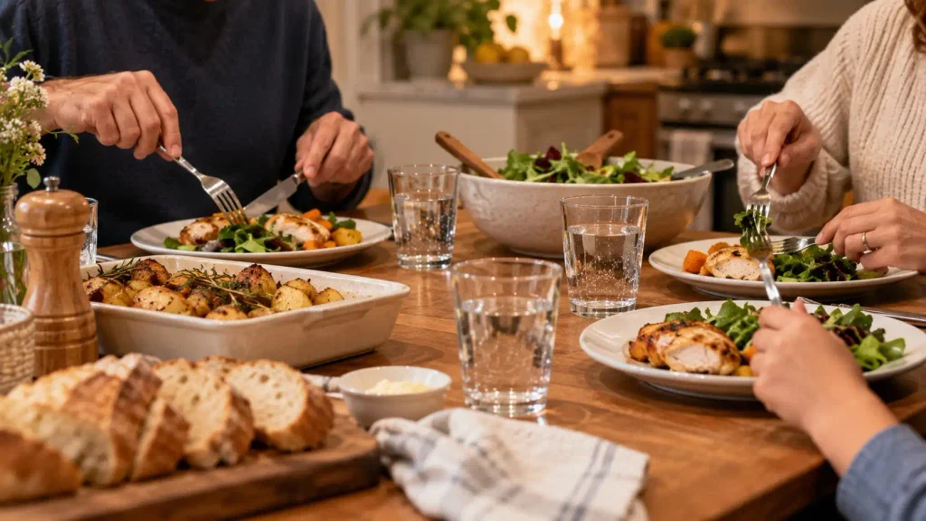 Durable 18/0 stainless steel flatware for everyday dining
