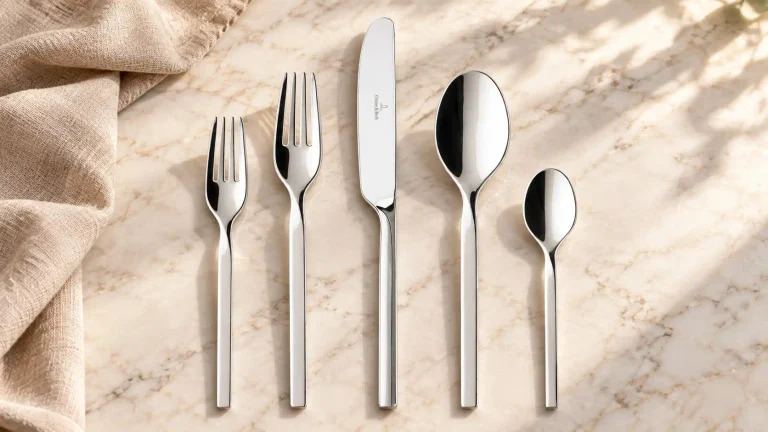 A villeroy and boch new wave flatware place setting